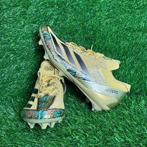 Size 12 - Men's Adidas Adizero Electric Scrooge McDuck Football Cleats - IE6557